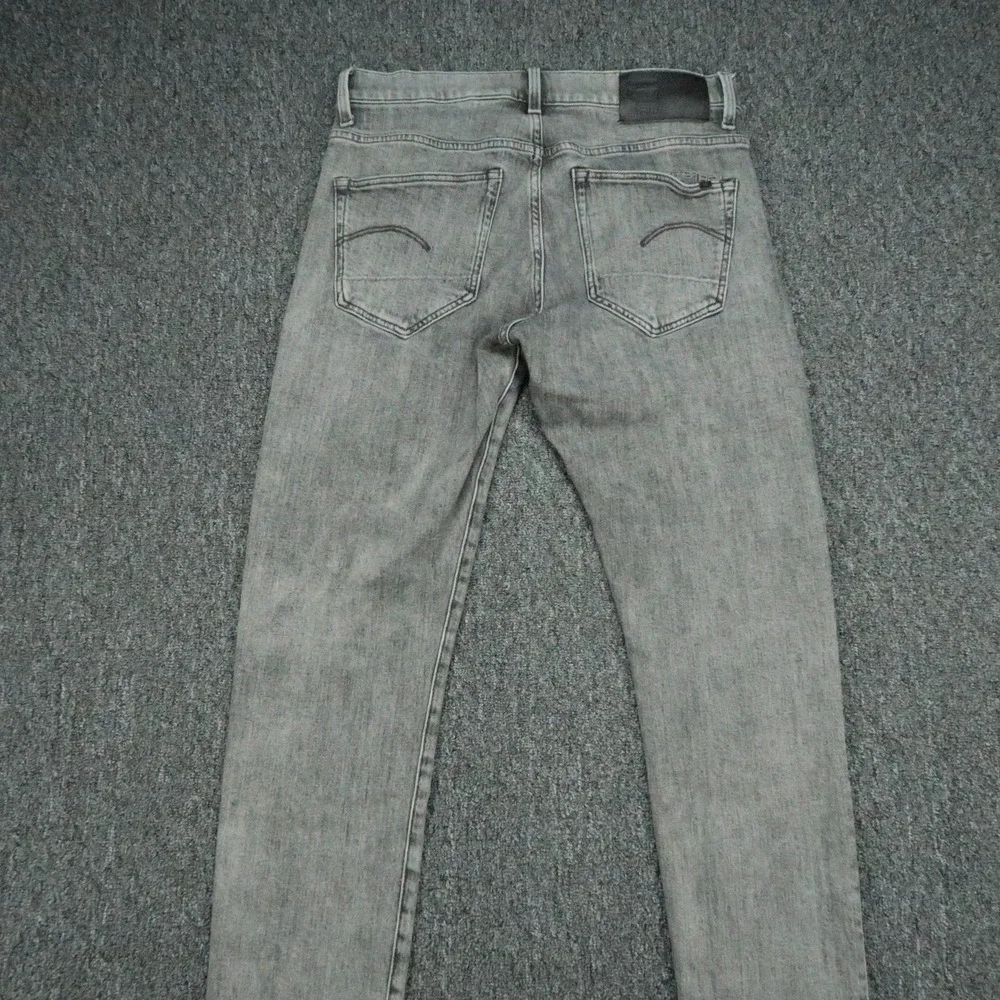 G Star Jeans Mens‎ 31x32 Gray 3301 Slim Stretch Denim Button Fly 5 Pocket